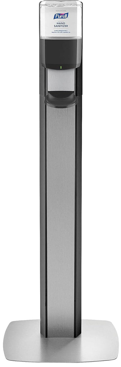 PURELL MESSENGER ES8 Automatic Floor Stand Hand Sanitizer Dispenser, Silver/Graphite