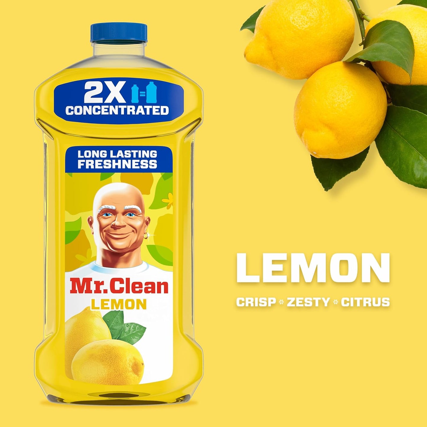 Mr. Clean Multi-Surface Cleaner, Lemon Scent, 64 fl. oz.