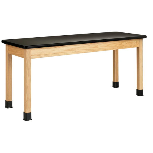 DWI Rectangular Science Table, 54" x 24", Oak