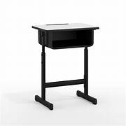 Flash Furniture Plastic Student Desk, Grey